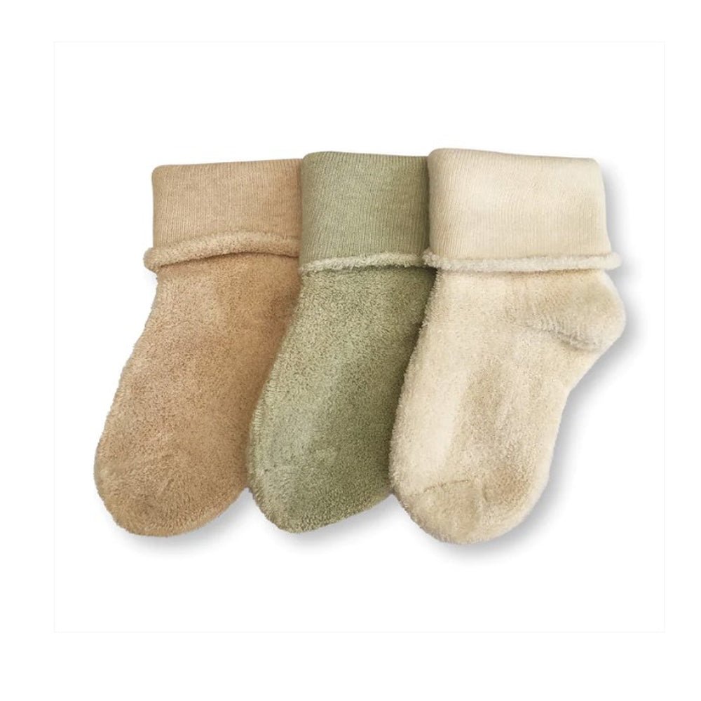 3 Pack Terry Socks for Men & Women - Soft Cotton Breathable Comfortable Crew Socks - Perfect for Running, Hiking, and Everyday Wear