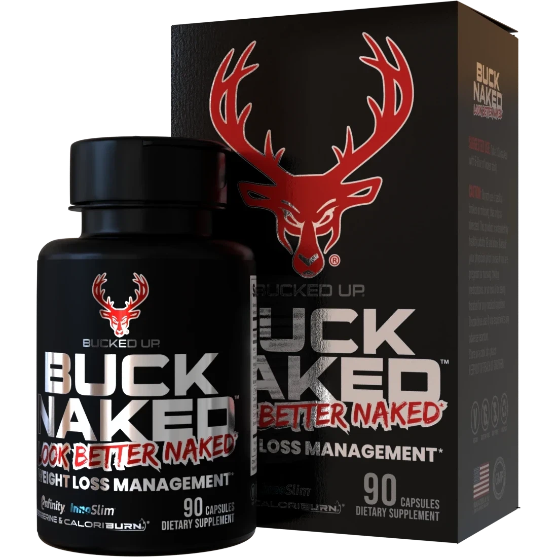 Bucked Up Buck Naked Pre-Workout Powder - Energy & Focus Supplement for Gym & Fitness | Ideal for Bodybuilding, CrossFit & Athletic Performance