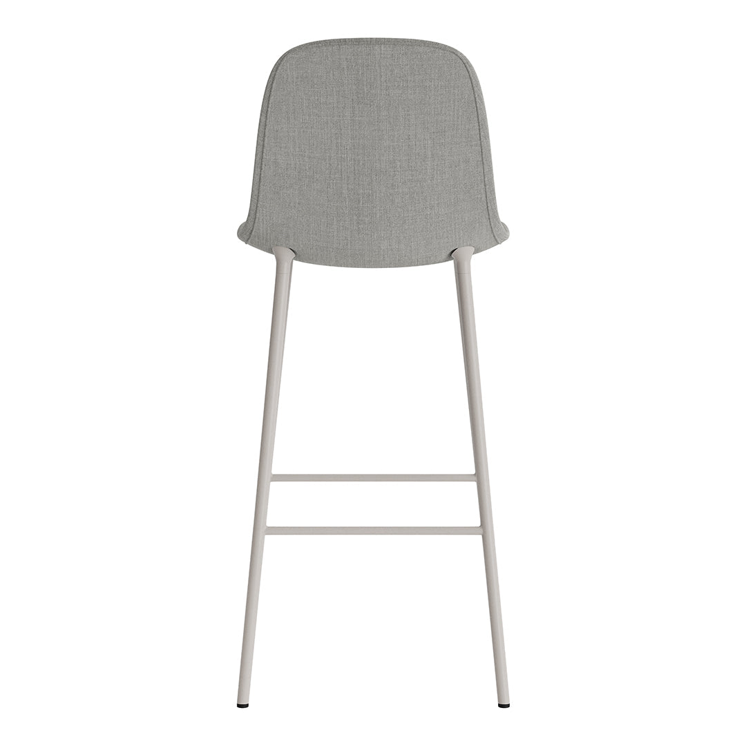 Modern Form Bar Chair - Fully Upholstered Counter Stool with Comfortable Seat - Perfect for Kitchen Islands, Breakfast Bars & Home Bars