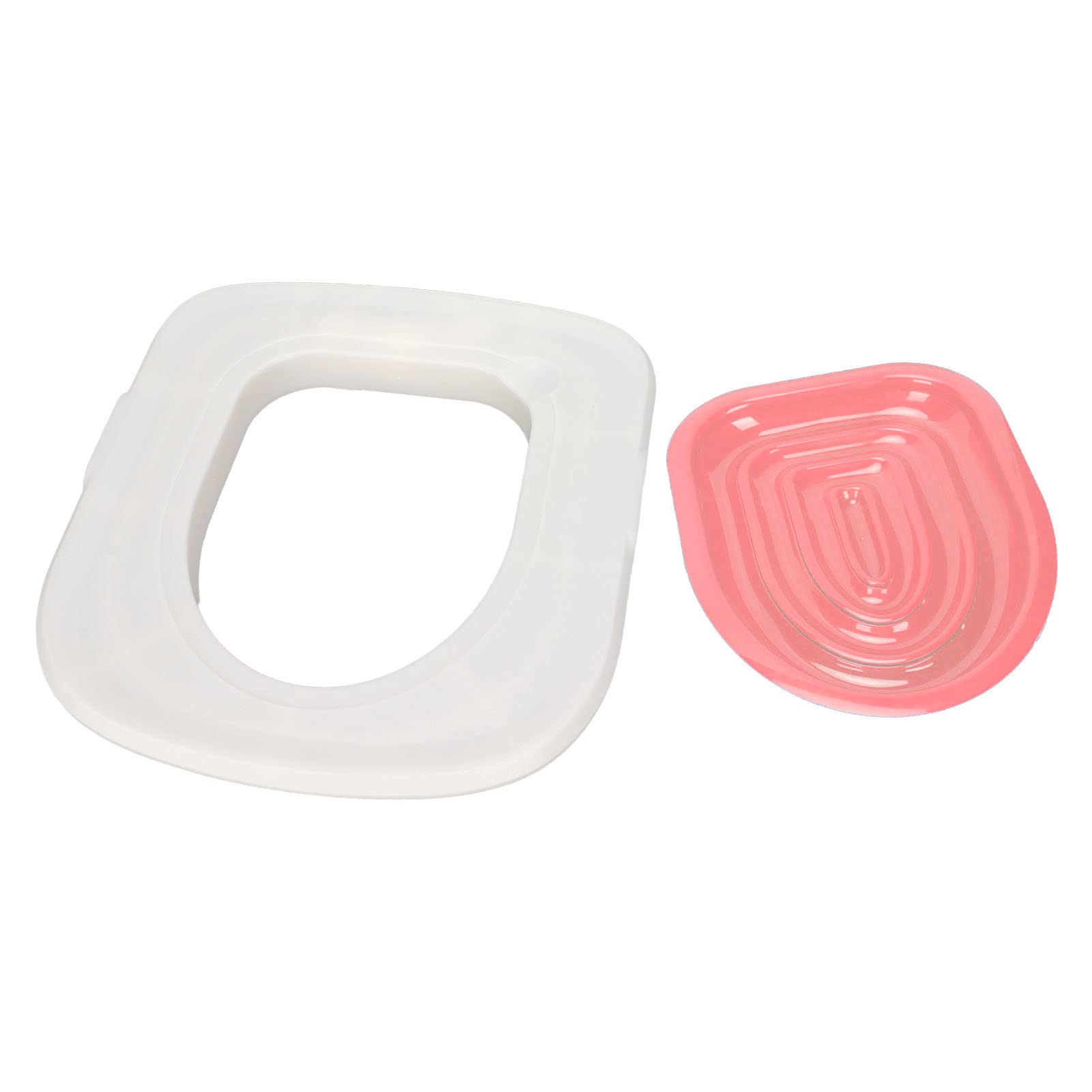 Universal Cat Toilet Training Kit - Reusable Plastic Litter Box Trainer with Urinal Seat & Sand Mat for Kittens & Adult Cats | Hygienic Pet Supplies for Home Use