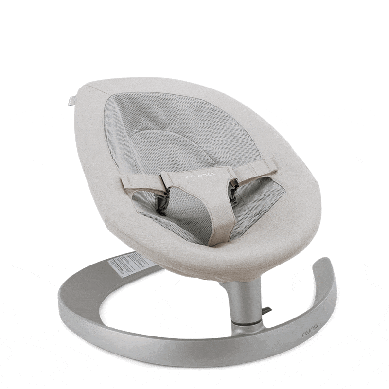 Nuna Leaf Grow Baby Swing with Toy Bar - Adjustable Infant Seat for Newborns to Toddlers - Perfect for Nursery, Living Room & Playtime Comfort