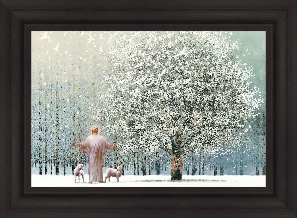 Solitude By Yongsung Kim - Premium Wall Art Canvas Print for Home & Office Decor - Perfect for Living Room, Bedroom, and Meditation Spaces