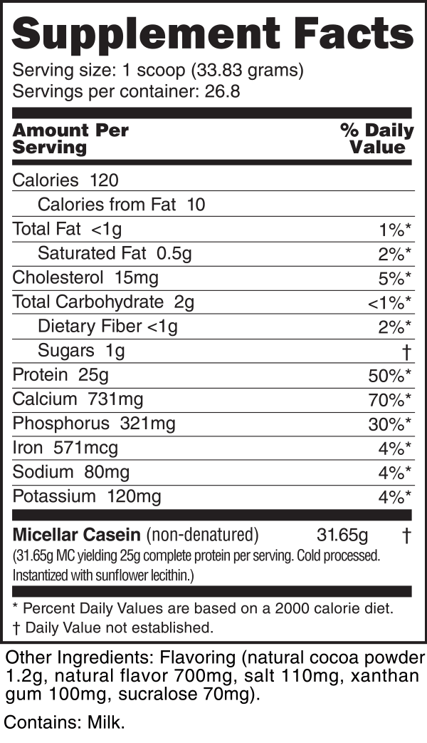 NutraBio Micellar Casein Protein Powder - Slow Digesting Casein for Muscle Recovery & Overnight Growth - Ideal for Post-Workout, Bedtime & Between Meals