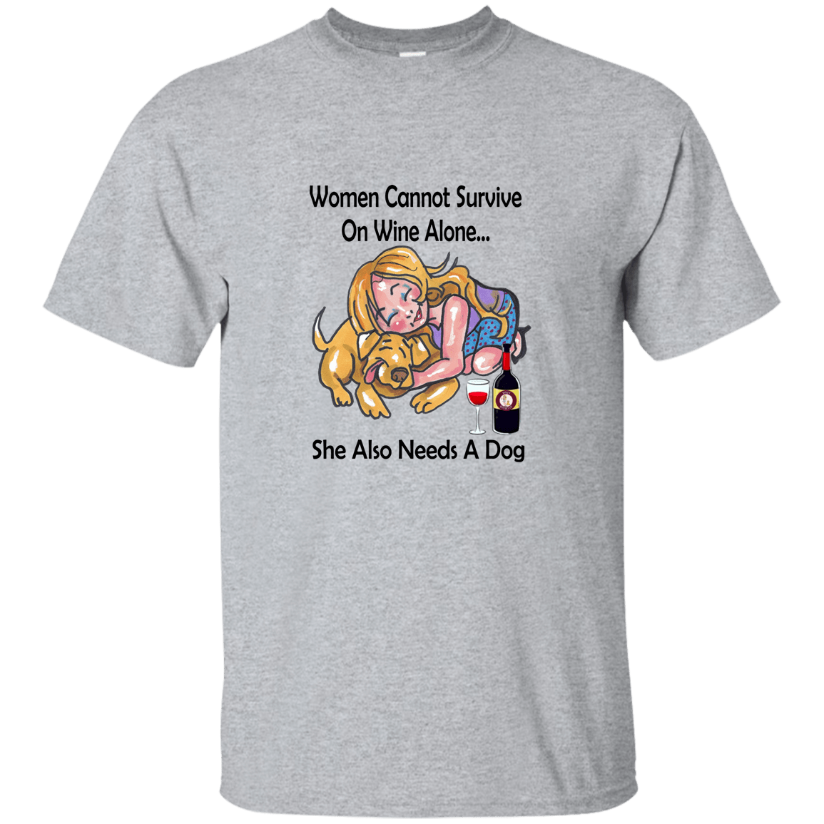 WineyBitches.co Women's Funny Wine Lover T-Shirt - Black Lettering Graphic Tee for Wine Enthusiasts, Girls Night Out & Casual Wear