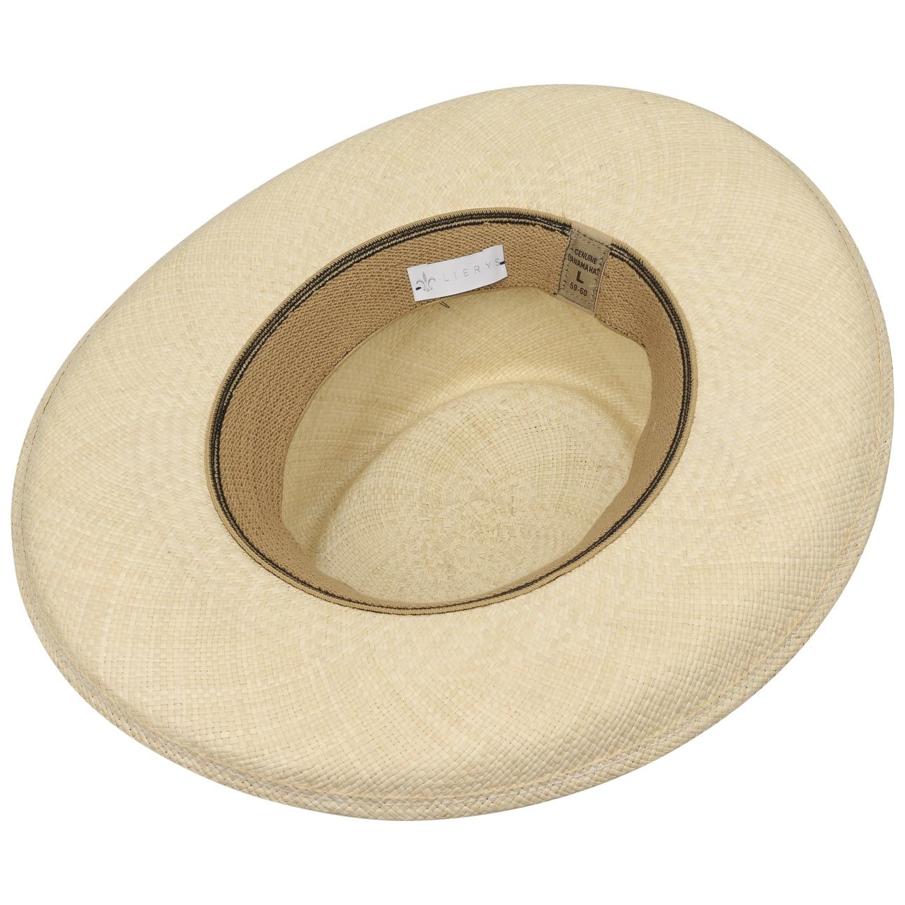 Lierys Gambler Panama Hat for Men & Women - Breathable Straw Fedora Hat for Summer, Beach, Outdoor & Travel - Classic Style Sun Hat with Adjustable Band