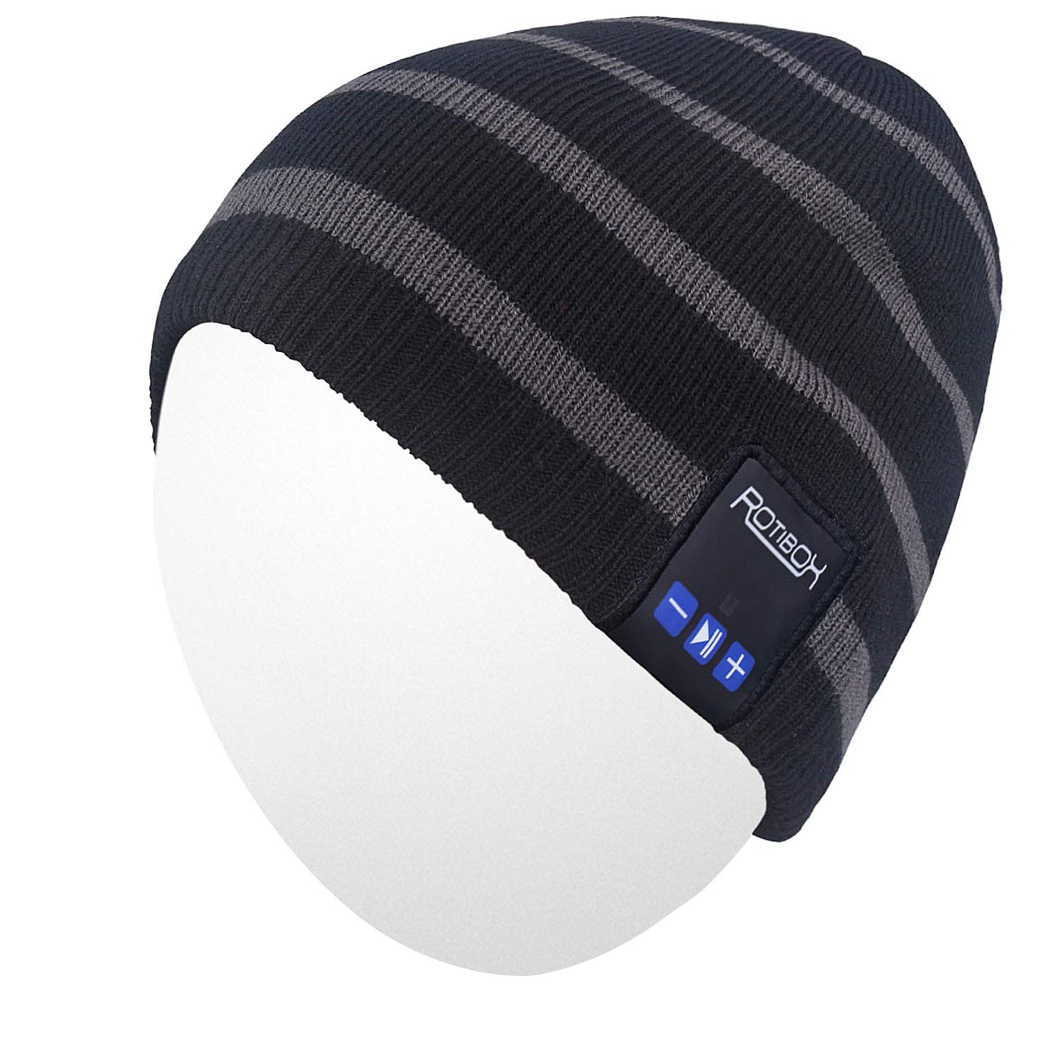 Qshell Bluetooth Beanie with Wireless Headphones - Washable Winter Hat for Running, Skiing & Outdoor Activities | Hands-Free Music & Calls