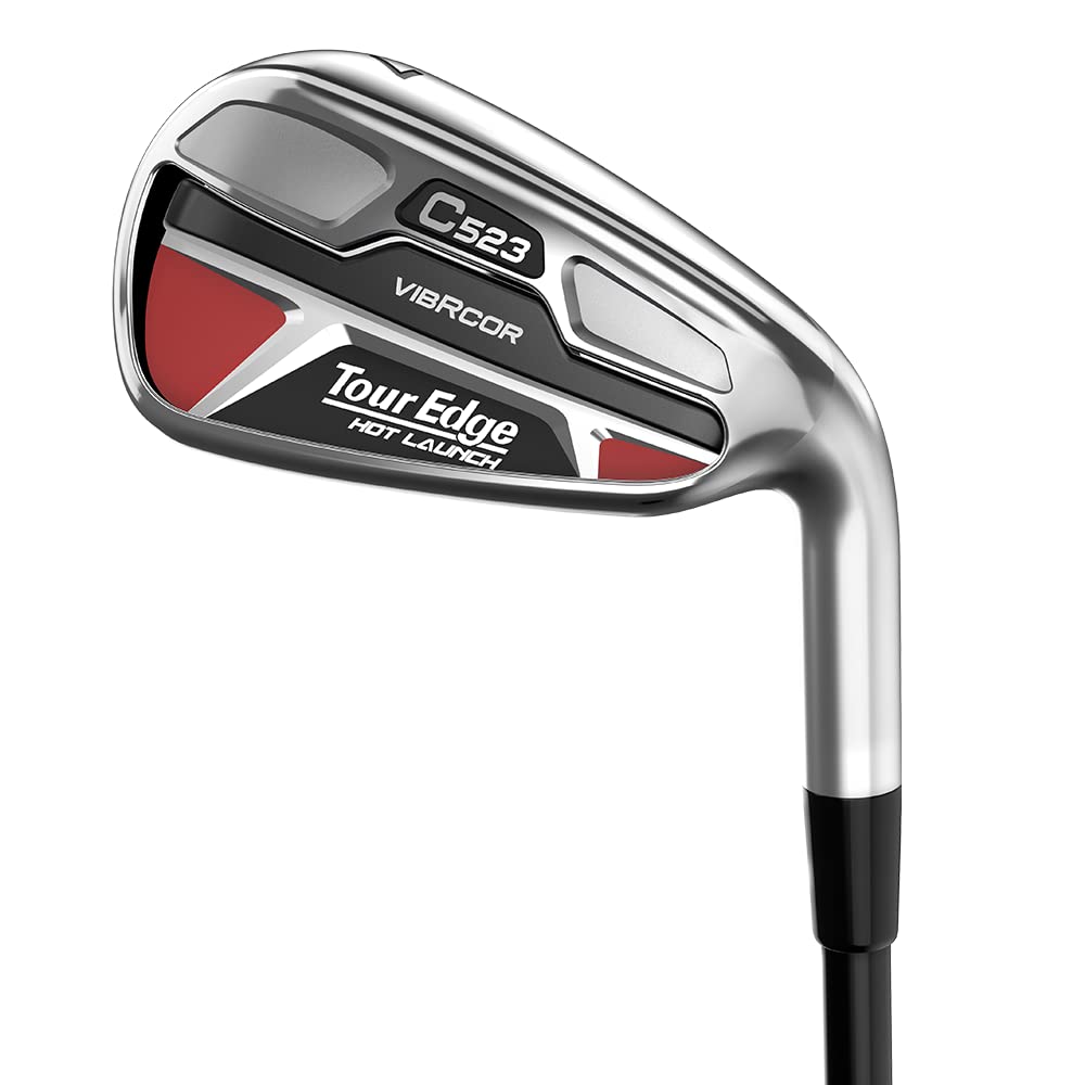 Tour Edge Hot Launch C523 Single Iron - High Performance Golf Club for Men & Women | Perfect for Driving Range & Course Play | 2022 Model