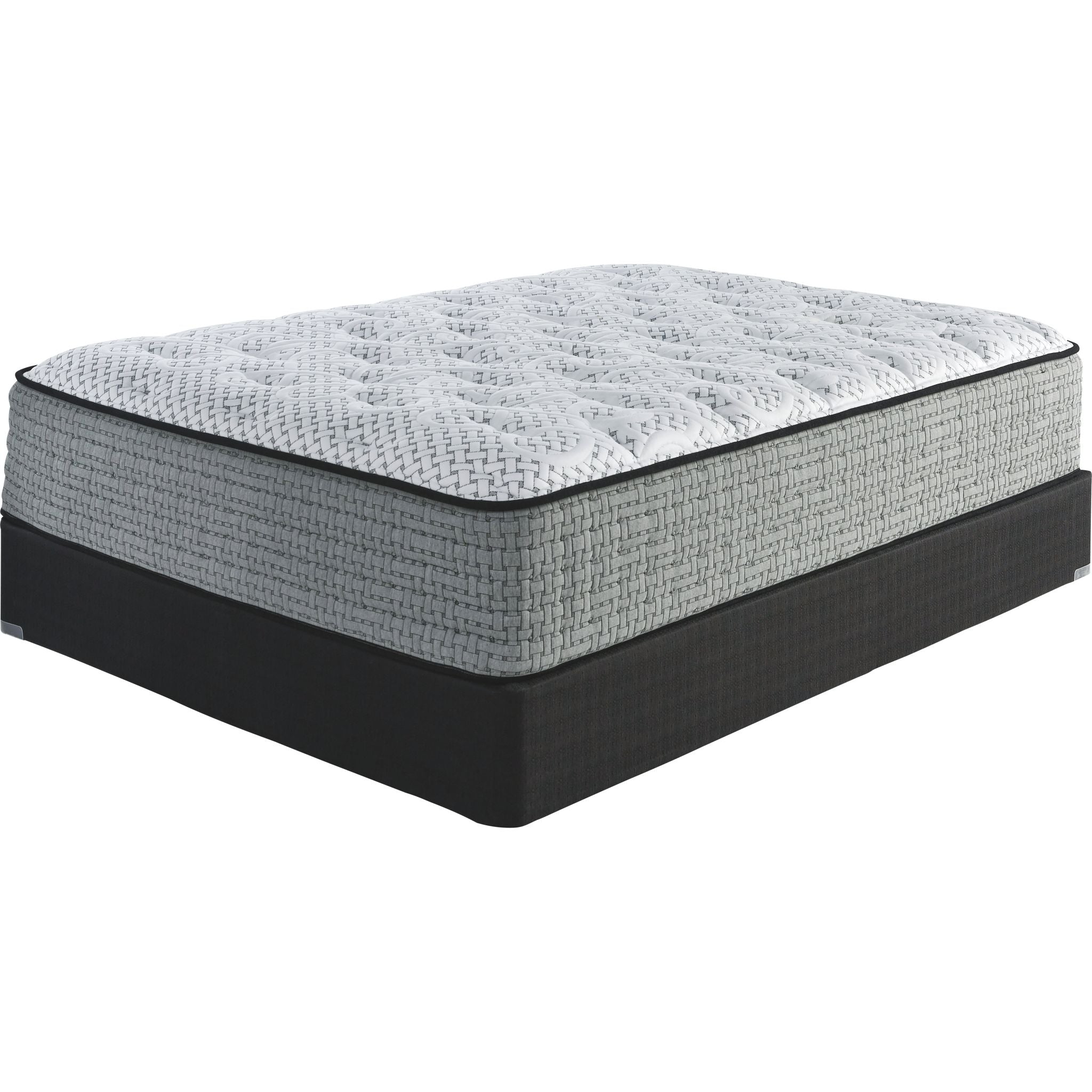 Ashley Sleep Santa Fe 15-Inch Innerspring Mattress in a Box - Queen Size, Medium Firm, Pressure Relief for Back & Side Sleepers - Perfect for Guest Rooms, Apartments & Dorm Use