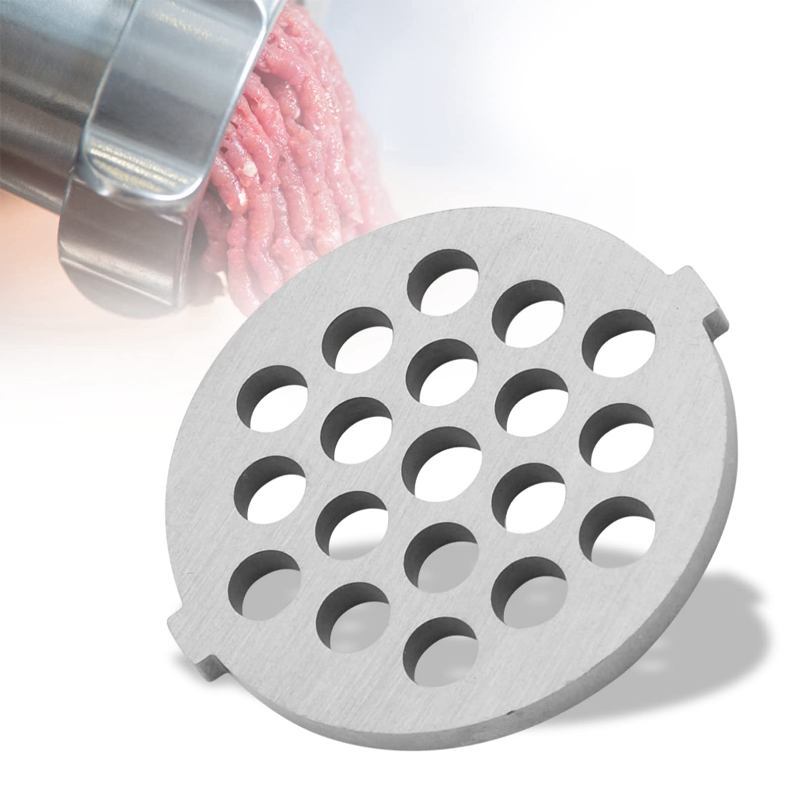 Premium Alloy Meat Grinder Knife & Disc - 5mm/7mm Hole Sizes - Professional Replacement Part for Meat Grinders & Mincers - Ideal for Home Butchering, Sausage Making & Food Preparation