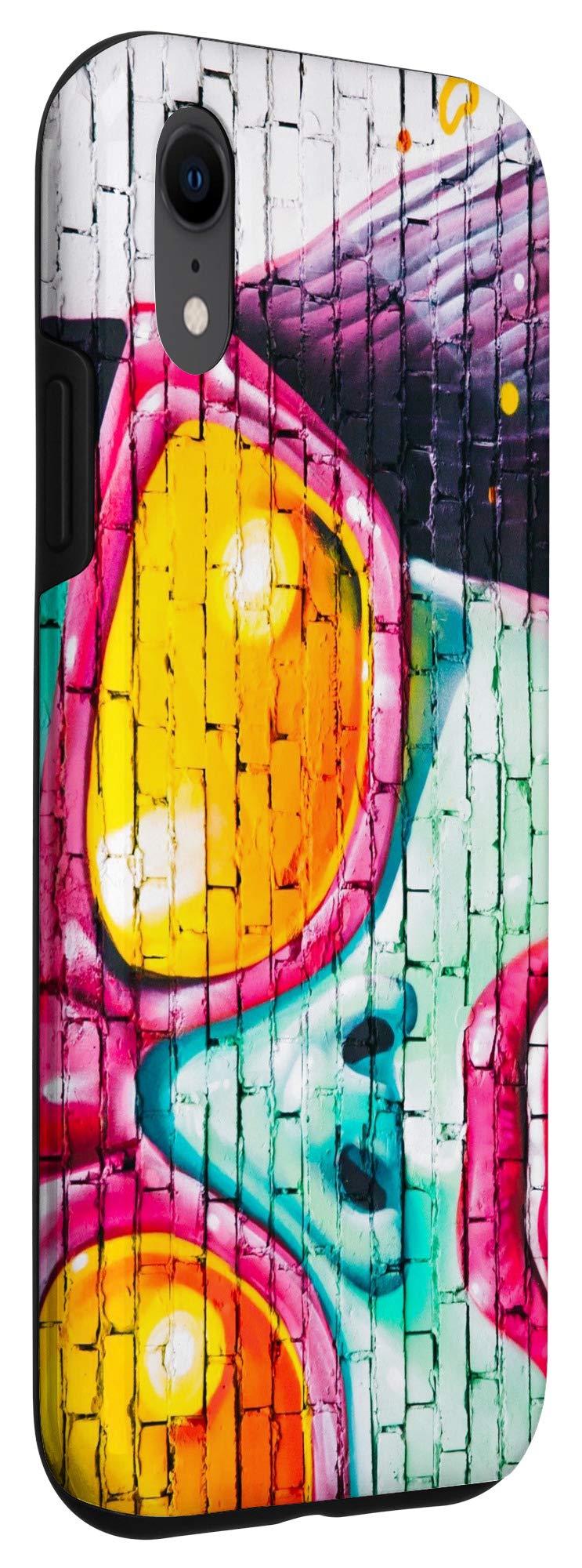 iPhone XR Case - Street Art Design Featuring Woman on Wall - Durable Protective Cover for Everyday Use & Travel