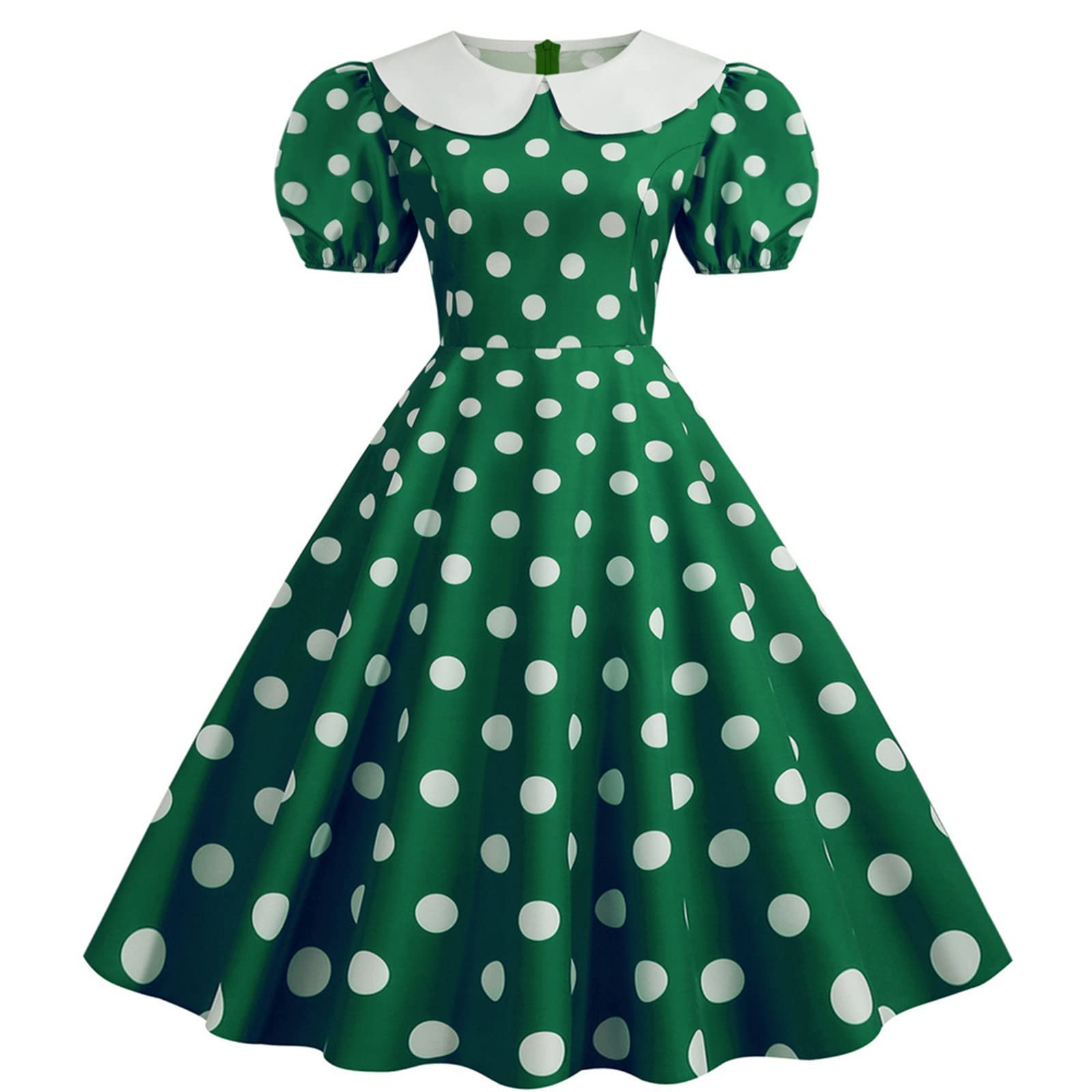 Vintage 1950s Swing Dress for Women - Retro Cocktail & Tea Party Rockabilly Dress | Perfect for 50s Themed Parties, Weddings & Vintage Fashion Events