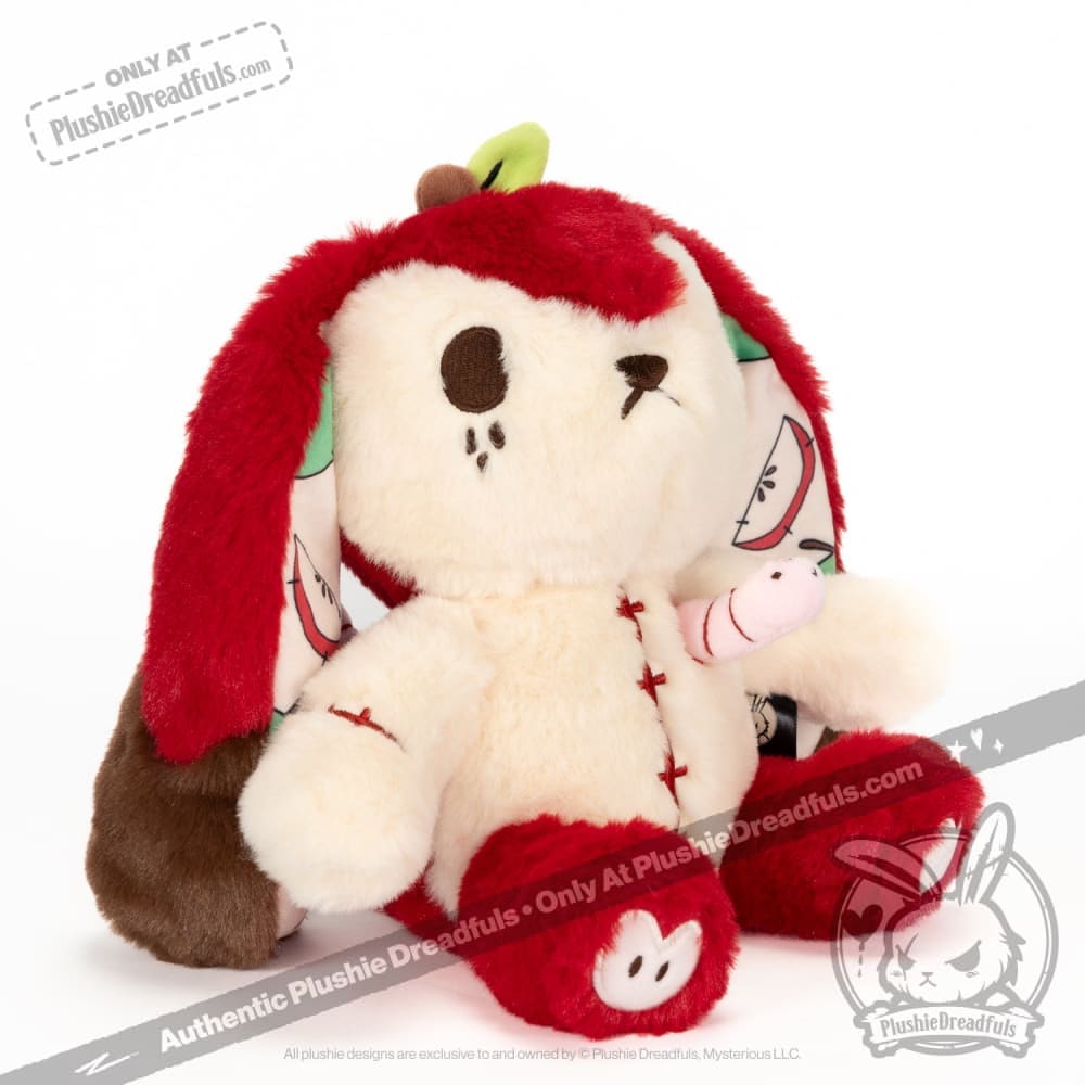 Plushie Dreadfuls Apple Rabbit Stuffed Animal Toy - Cute Bunny Plush for Kids, Collectors & Gift Giving | Perfect for Nursery Decor, Birthday Presents & Cuddling