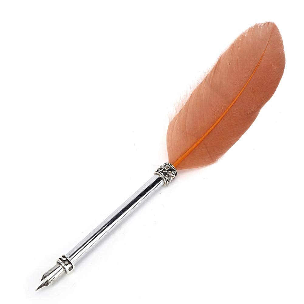 Taidda Premium Brown Fountain Pen - Stainless Steel Lightweight Writing Pen for School, Office & Business | Ideal Birthday Gift for Men & Women | Perfect for Journaling, Note-Taking & Professional Signatures