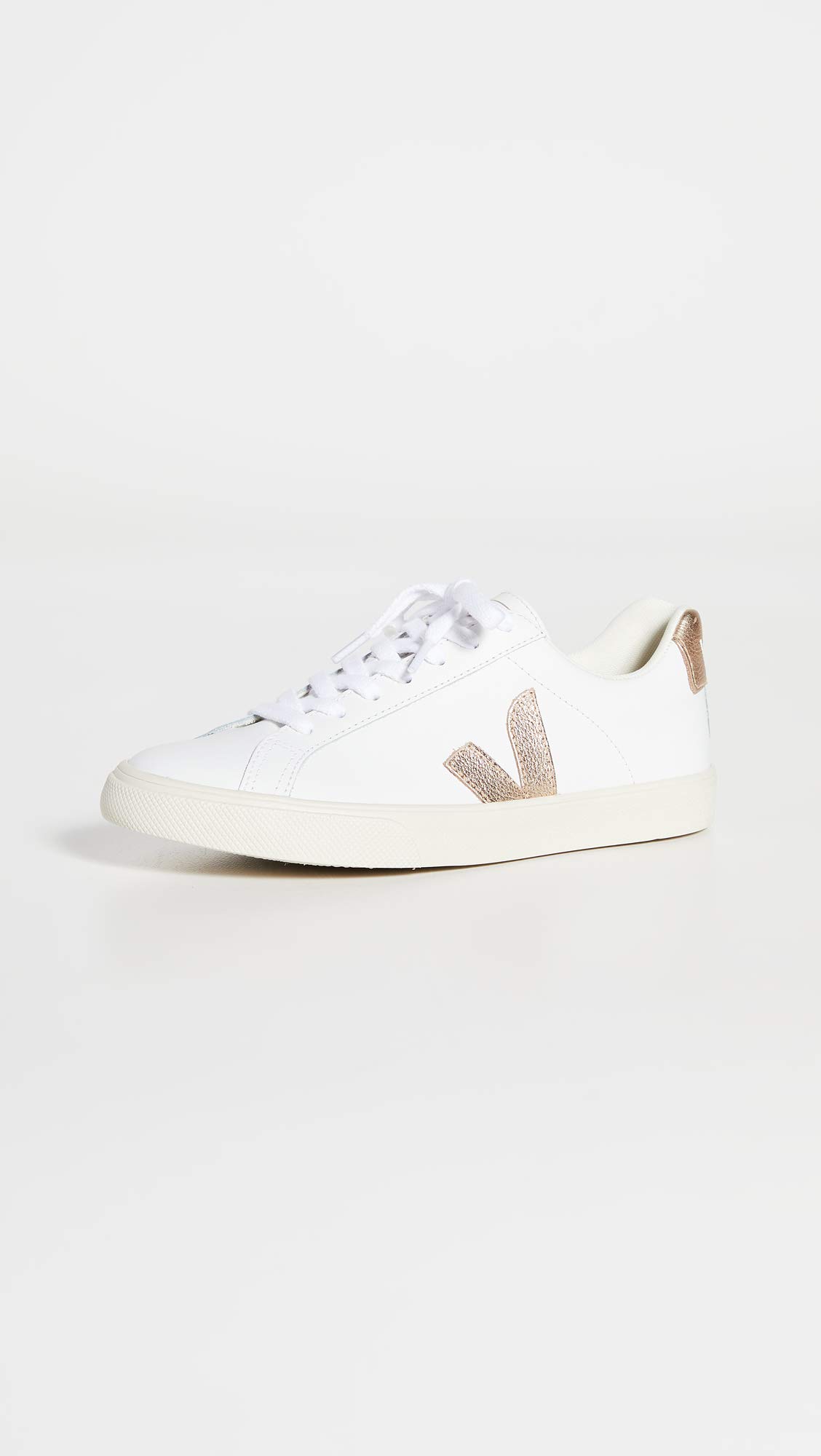 Veja Women's Campo Sneakers - White/Natural | Eco-Friendly Vegan Leather Casual Shoes for Women | Perfect for Everyday Wear, Work & Travel
