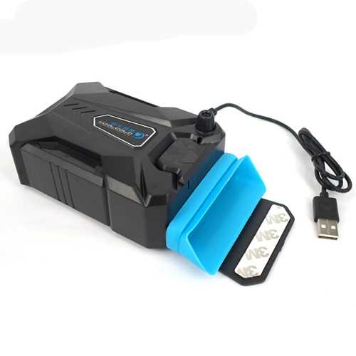CoolCold Ice Magic 3 USB Laptop Cooling Fan - Portable Suction Type Exhaust Fan for 14/15.3/15.6/17 Inch Notebooks - Perfect for Gaming, Work & Study Sessions