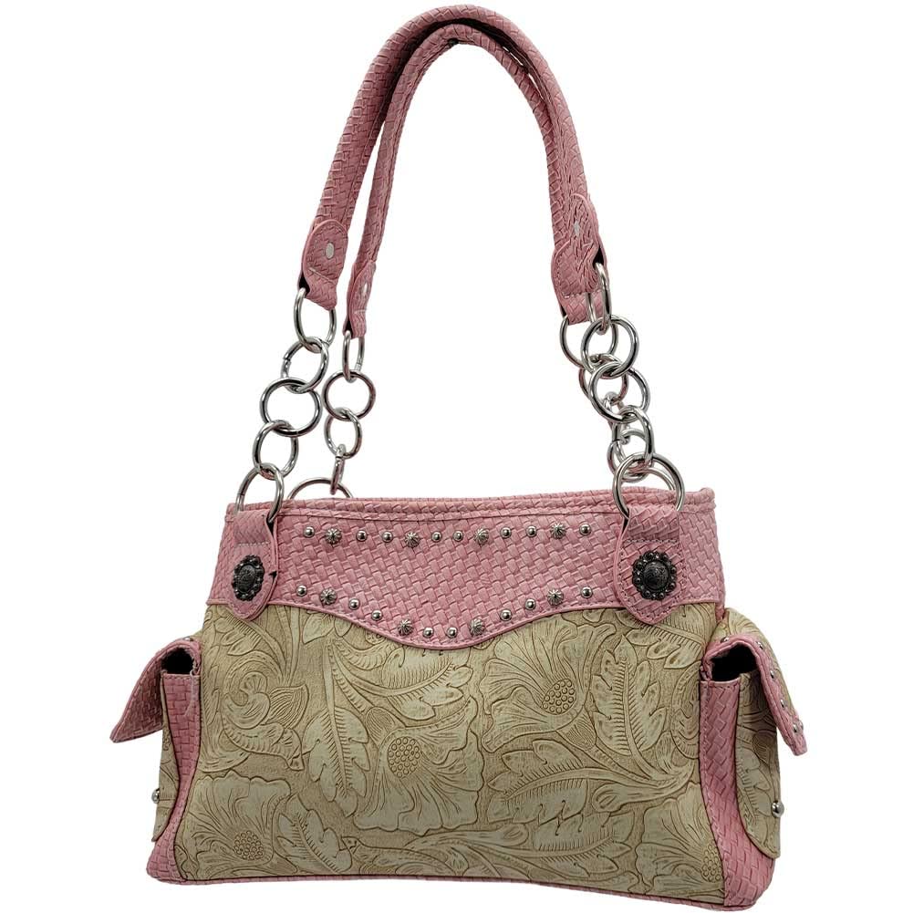 BHW Western Cross Concealed Carry Purse - Stylish Western Satchel Handbag for Women | Perfect for Everyday Use, Travel & Outdoor Adventures