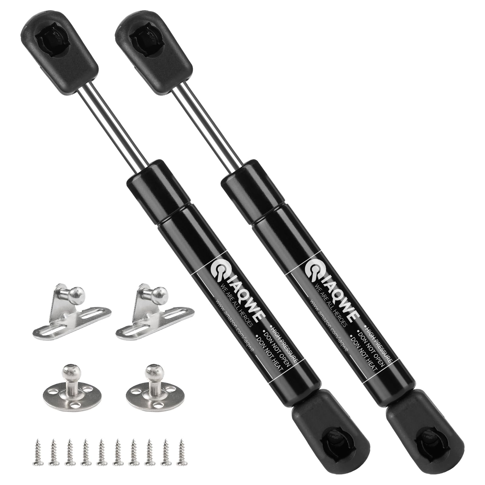 7.5 Inch 30Lb/133N Gas Struts Spring Shocks - Heavy Duty Lift Support for RV Cabinet Doors, Storage Toolbox, Toy Box & Sentry Safe Lid (2PCS) - Perfect for Automotive, Marine & Home Organization