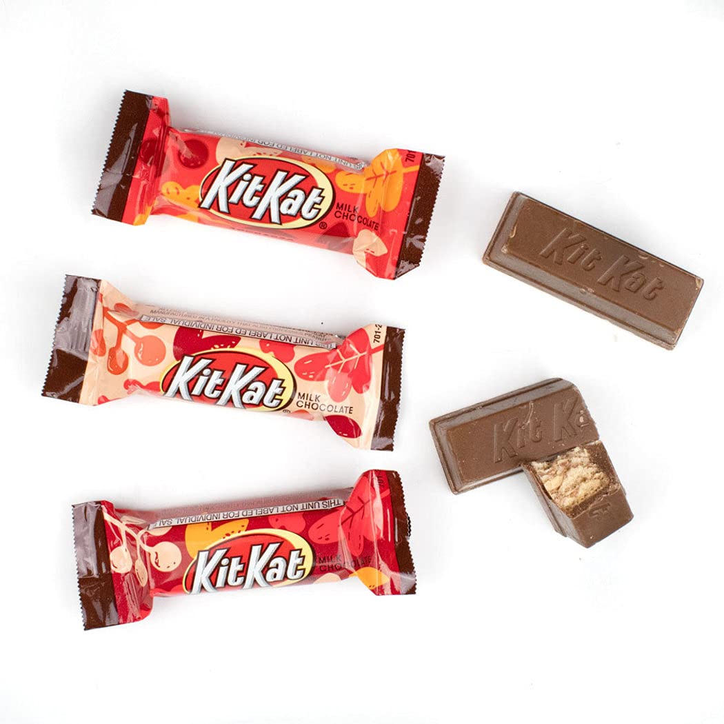 Kit Kat Miniatures Halloween Candy - 10oz Bag of Bite-Sized Chocolate Bars - Perfect for Trick-or-Treating, Party Favors & Fall Snacking