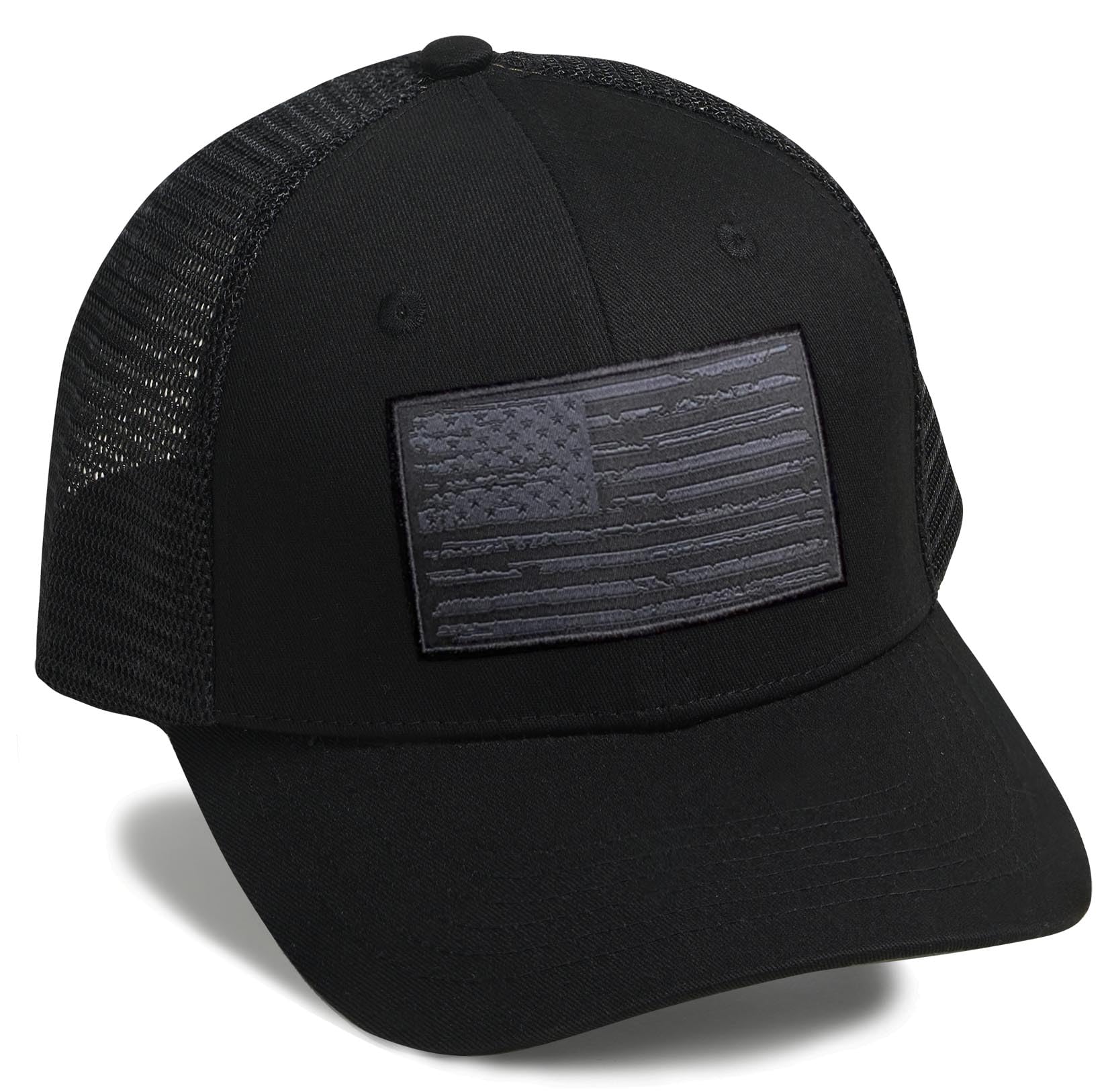 USA Flag Baseball Cap - Adjustable Snapback Trucker Hat for Men & Women - Patriotic American Flag Hat for Outdoor, Sports & Casual Wear