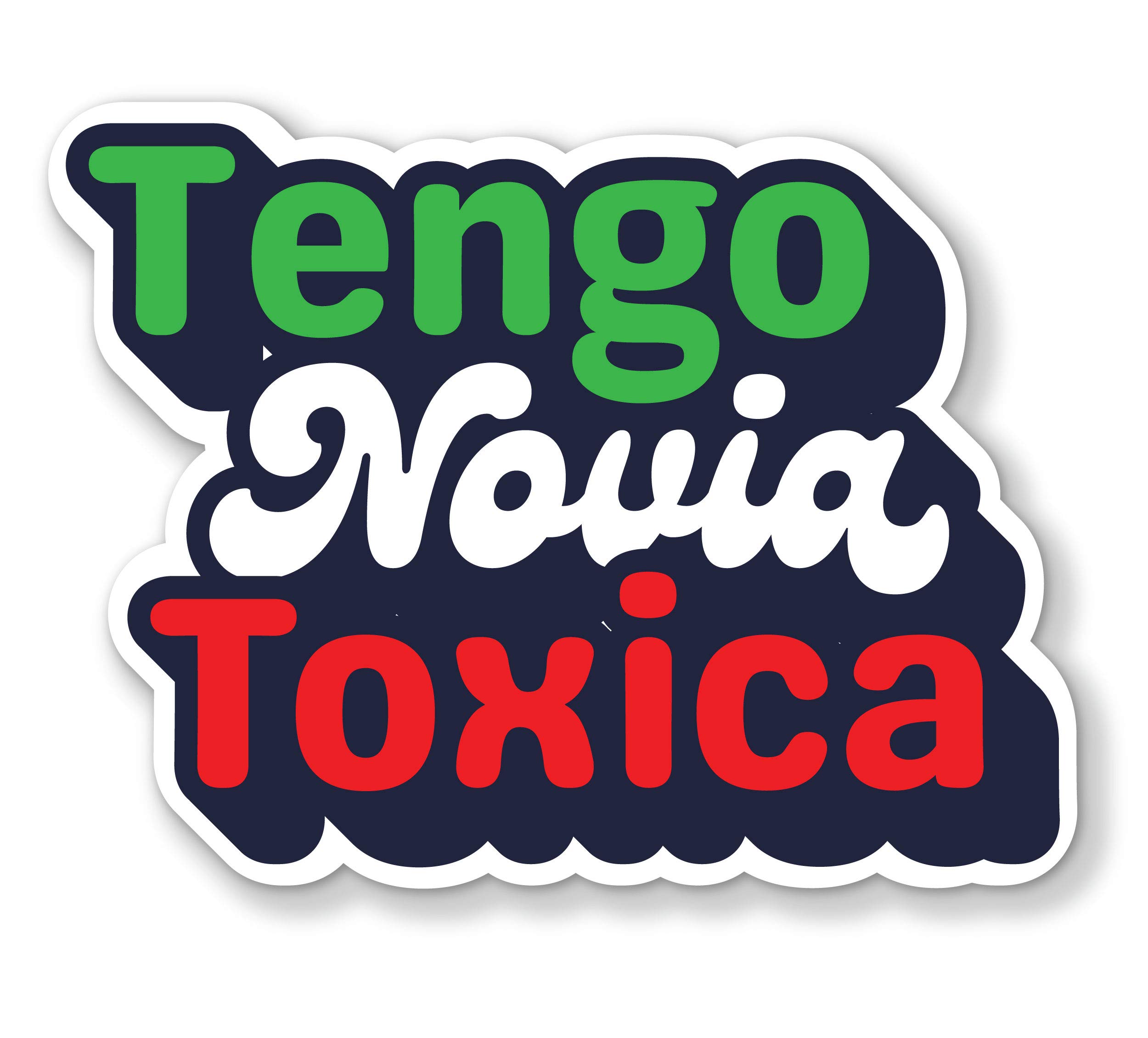 Funny Toxic Girlfriend Vinyl Decal Bumper Sticker - 3.25