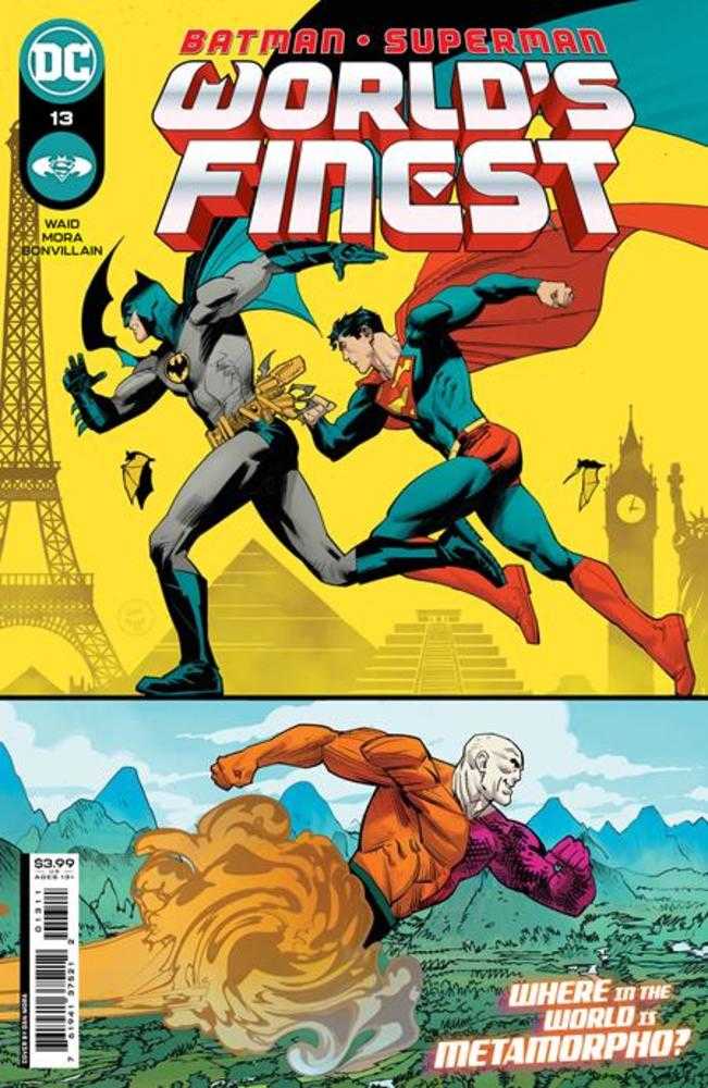Batman Superman Worlds Finest #13 Cover A by Dan Mora - DC Comics Collectible Edition for Superhero Fans & Comic Book Collectors - Perfect for Display, Gifts & Comic Conventions