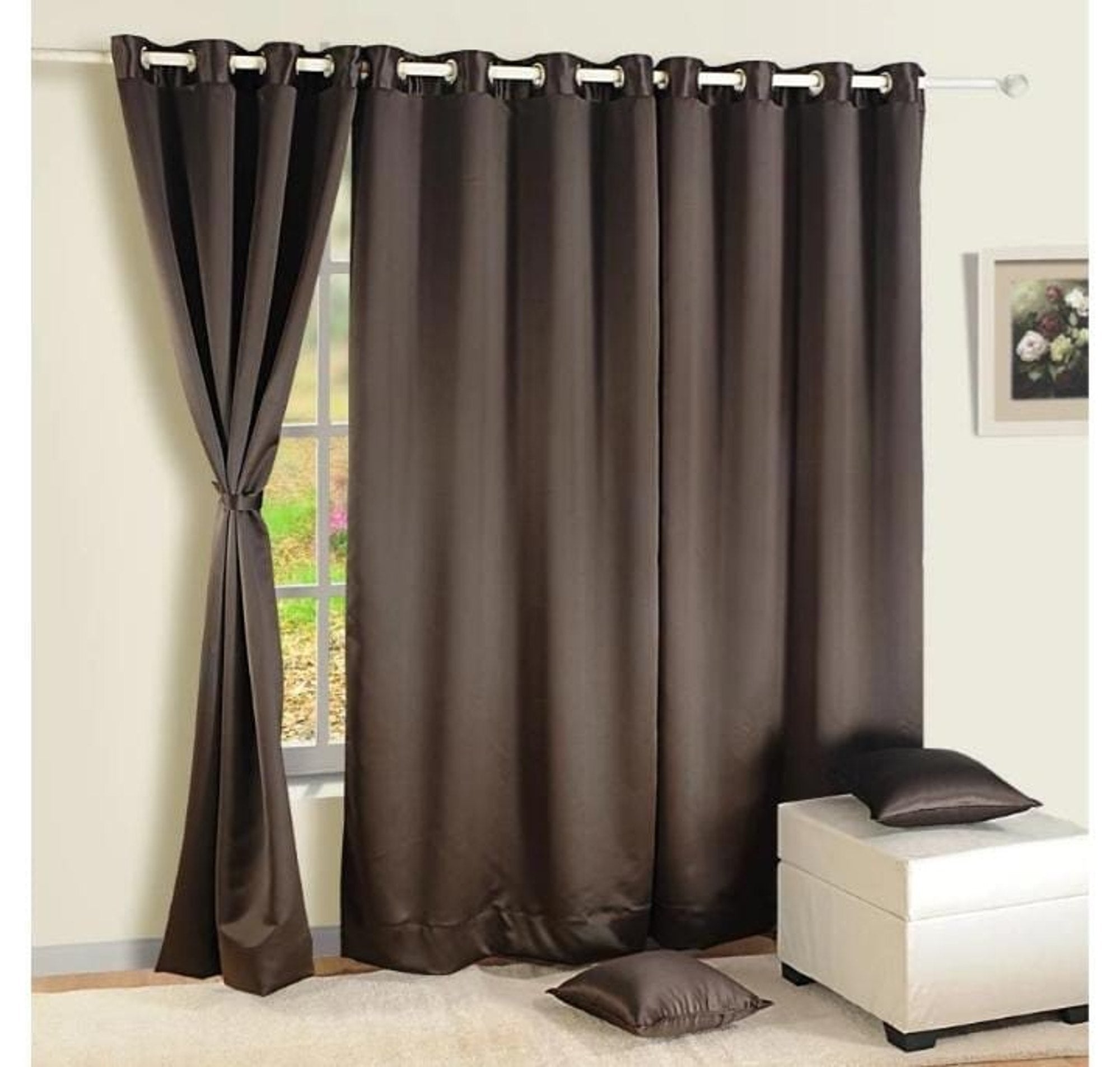 Elegant Blackout Curtains 004 - Thermal Insulated Room Darkening Drapes for Bedroom & Living Room - Noise Reducing & Energy Saving Home Decor