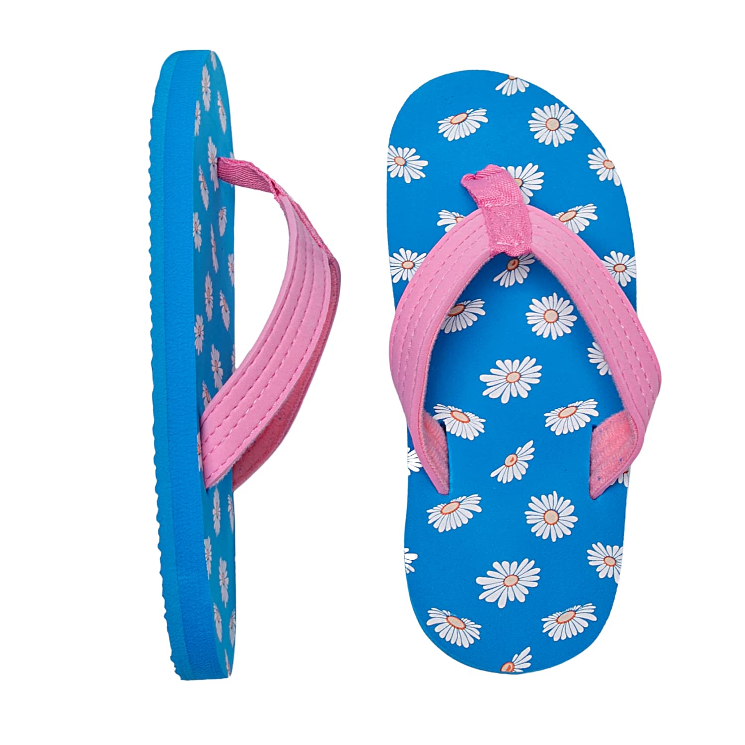 Kids' Flip Flops for Girls - Cute Printed Beach Sandals for Little & Big Girls - Perfect for Pool, Beach, and Summer Outdoor Activities