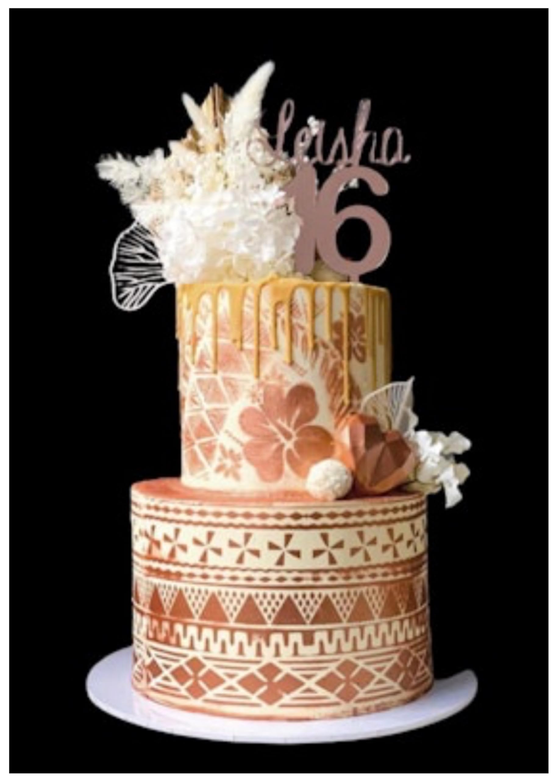 Fijian Cake Stencil Set - 12 Pack Reusable Baking Templates for Decorating Cakes, Cookies, Cupcakes - Perfect for Birthday Parties, Weddings, and DIY Dessert Decorating