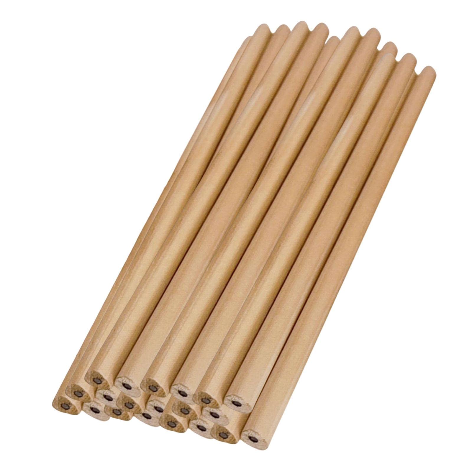 Fenteer 20-Pack HB & 2B Wood Pencils - Professional Triangular Grip Pencils for School, Drawing & Art - Smooth Writing & Comfortable Hold for Students, Kids & Artists - Perfect for Sketching, Note-Taking & Classroom Use
