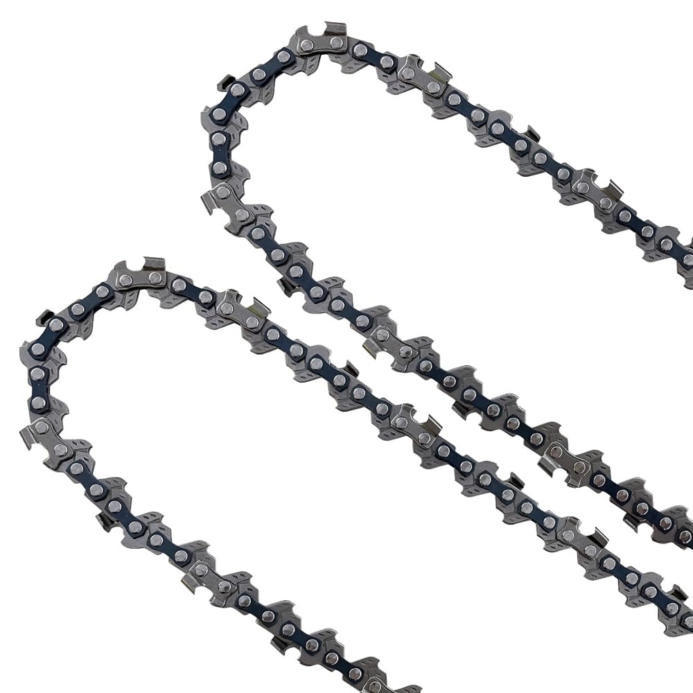 2PC 10-Inch Replacement Chainsaw Chain - Compatible with RYOBI RY40560 Pole Saw & Black+Decker LCS1020B LCS1020 PP610 BECSP601 - Durable Cutting Chain for Electric Pole Chainsaws - Perfect for Tree Trimming, Pruning, and Yard Maintenance