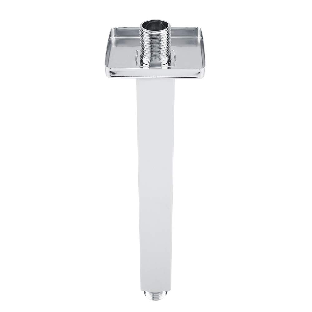 TOPINCN 10-Inch Stainless Steel Shower Arm Extension - Wall Mount Ceiling Shower Pipe for Bathroom, Long Shower Head Extension Arm - Perfect for Modern Bathroom Renovations & Spa-Like Shower Experiences
