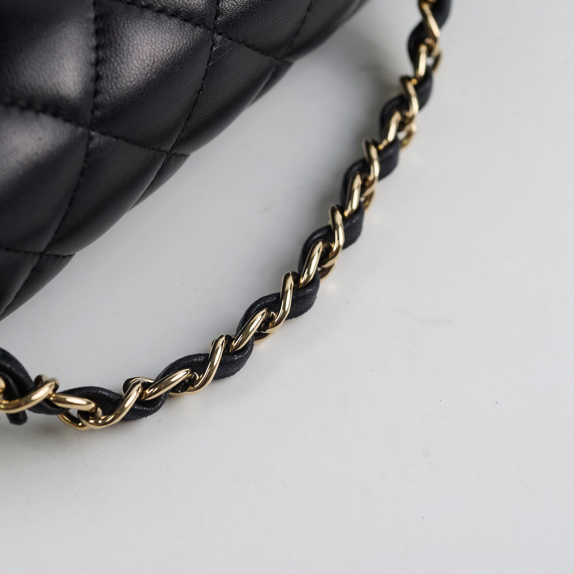 Chanel Mini Rectangle Lambskin Black Leather Flap Bag (23 Series) - Luxury Crossbody Purse for Women, Perfect for Evening Parties & Date Nights