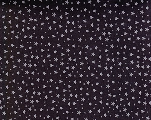 12x12 Black Cardstock with Silver Stars - 2-Piece Set for Scrapbooking, Invitations & DIY Crafts