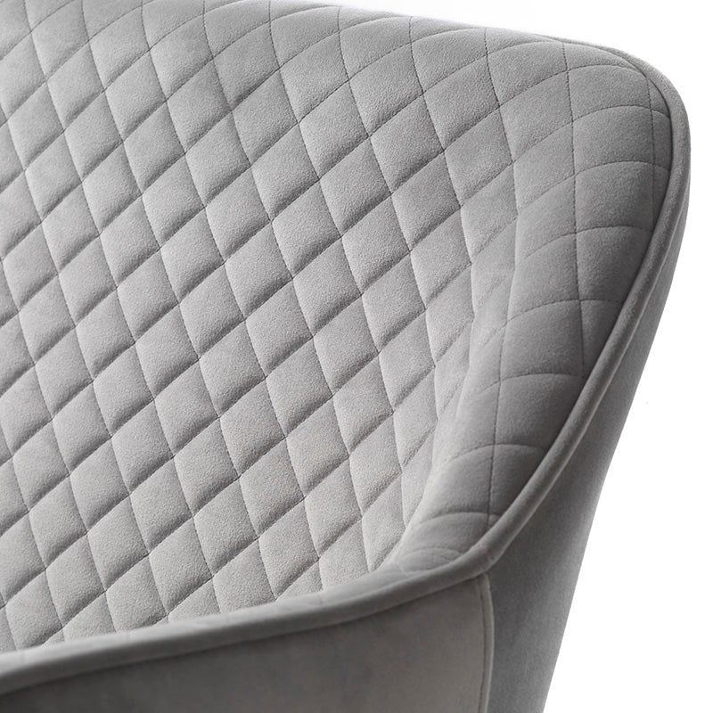 BERRIE 2 Seater Sofa - Modern Grey Fabric Loveseat for Living Room, Apartment & Small Spaces - Comfortable Couch for Relaxing & Entertaining Guests