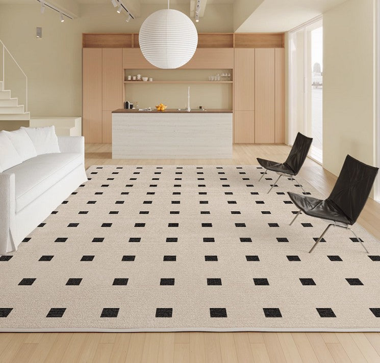 Abstract Geometric Area Rugs - Modern Contemporary Soft Living Room Carpet, Bedside Runner, Dining Room Floor Mat & Office Decor - Perfect for Home, Apartment & Workspace