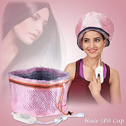 Thermal Hair Spa Cap with Steamer - Nourishing & Heating Hair Treatment Cap for Women - Perfect for At-Home Hair Care, Salon Treatments & Deep Conditioning