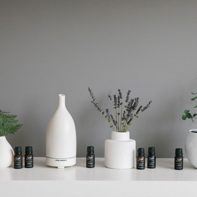 Mountain High Invigorating Essential Oil Diffuser Blend - Energizing Aromatherapy for Home, Office & Yoga Studio