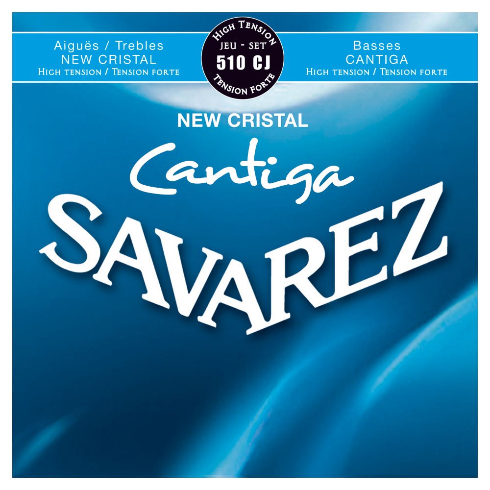 Savarez New Cristal High Tension Single Classical Guitar Strings E1 (STSAV50-50013) - Premium Nylon Strings for Classical & Flamenco Guitar Players - Perfect for Performances, Practice & Recording Sessions