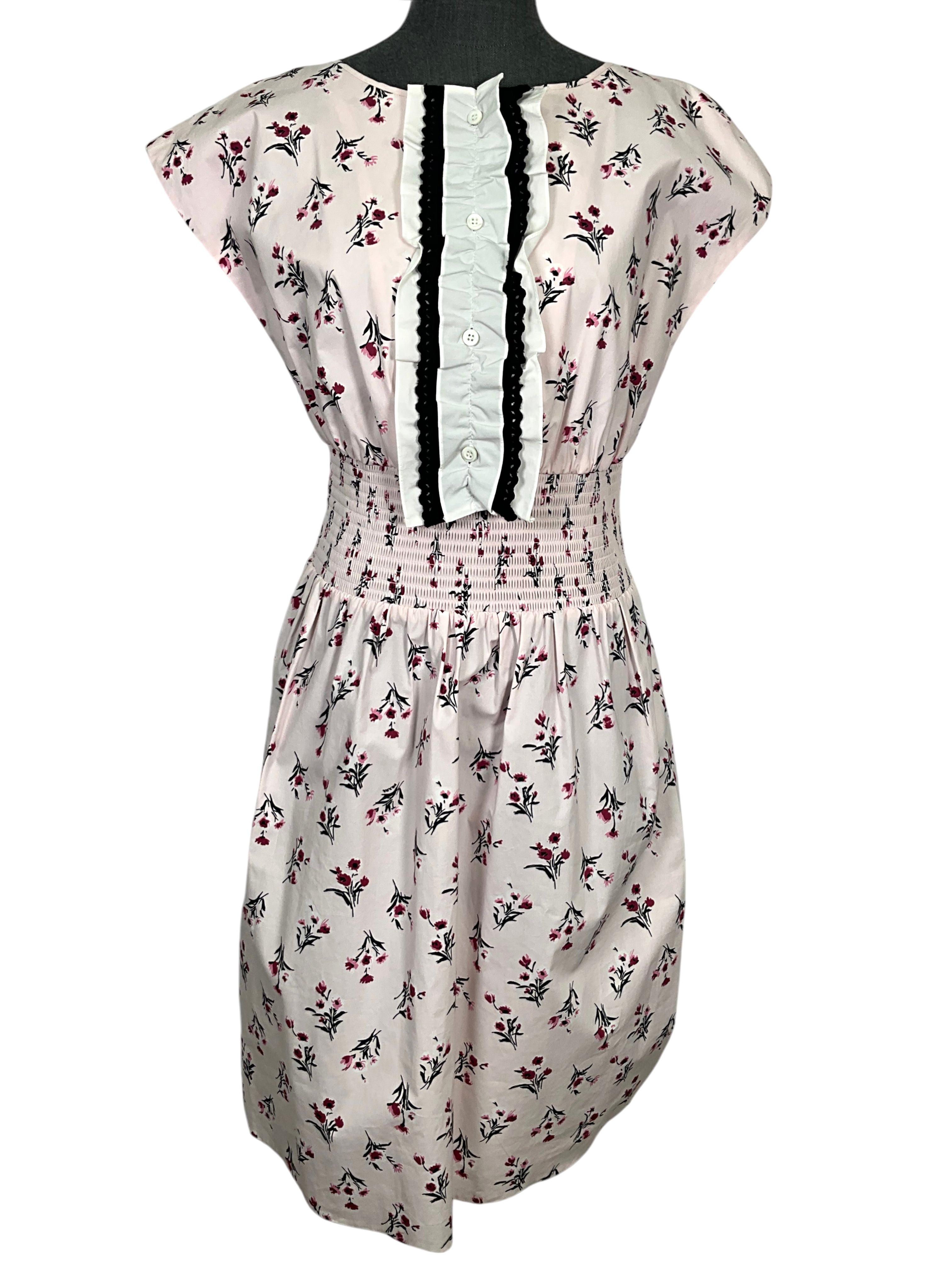 PRADA Floral Printed Cotton Dress for Women - Size S | Elegant Summer Dress for Parties, Weddings & Casual Outings