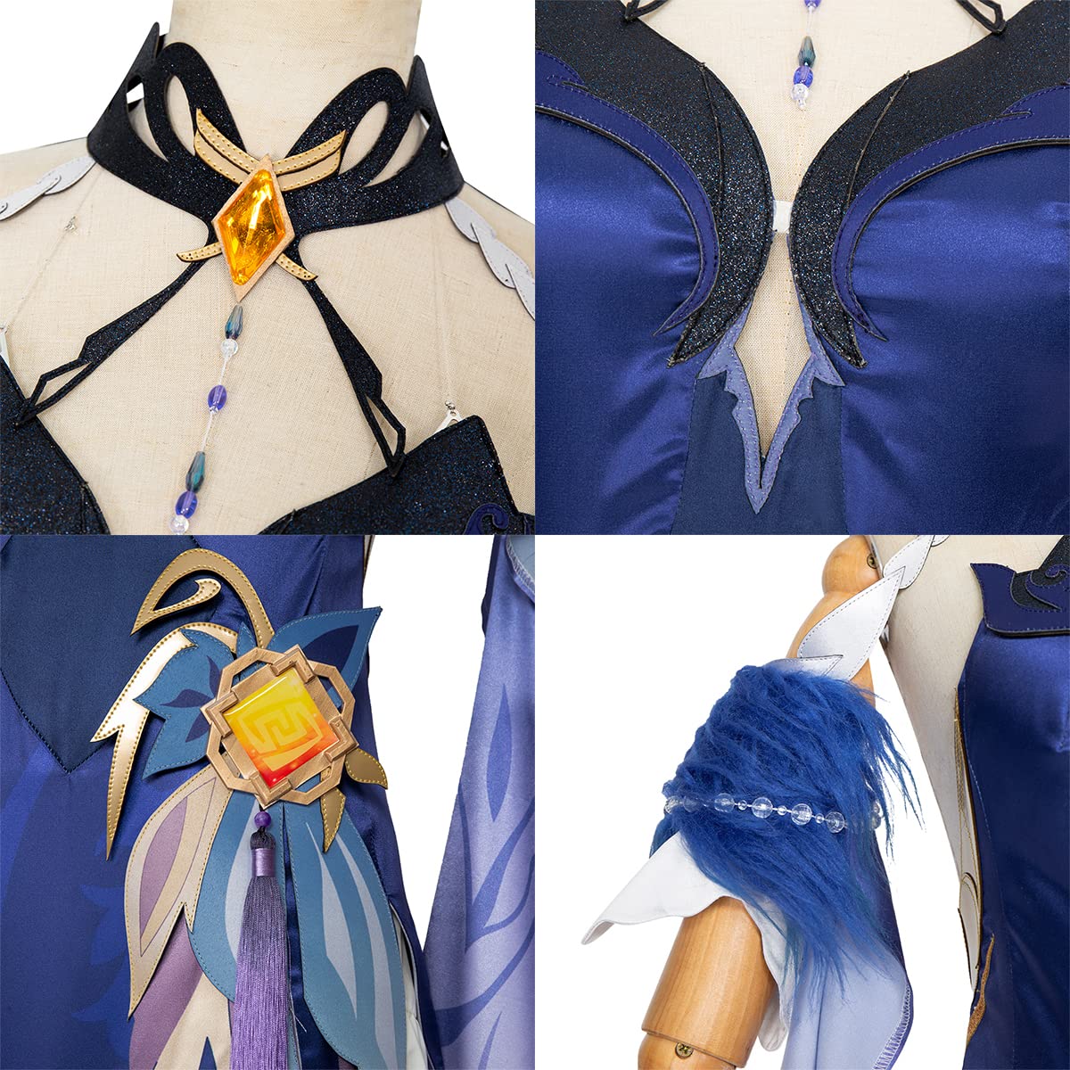 Genshin Impact Cosplay Costume Set - Game Character Uniform Outfit for Halloween, Anime Convention & Cosplay Events | National Style Design for Fans