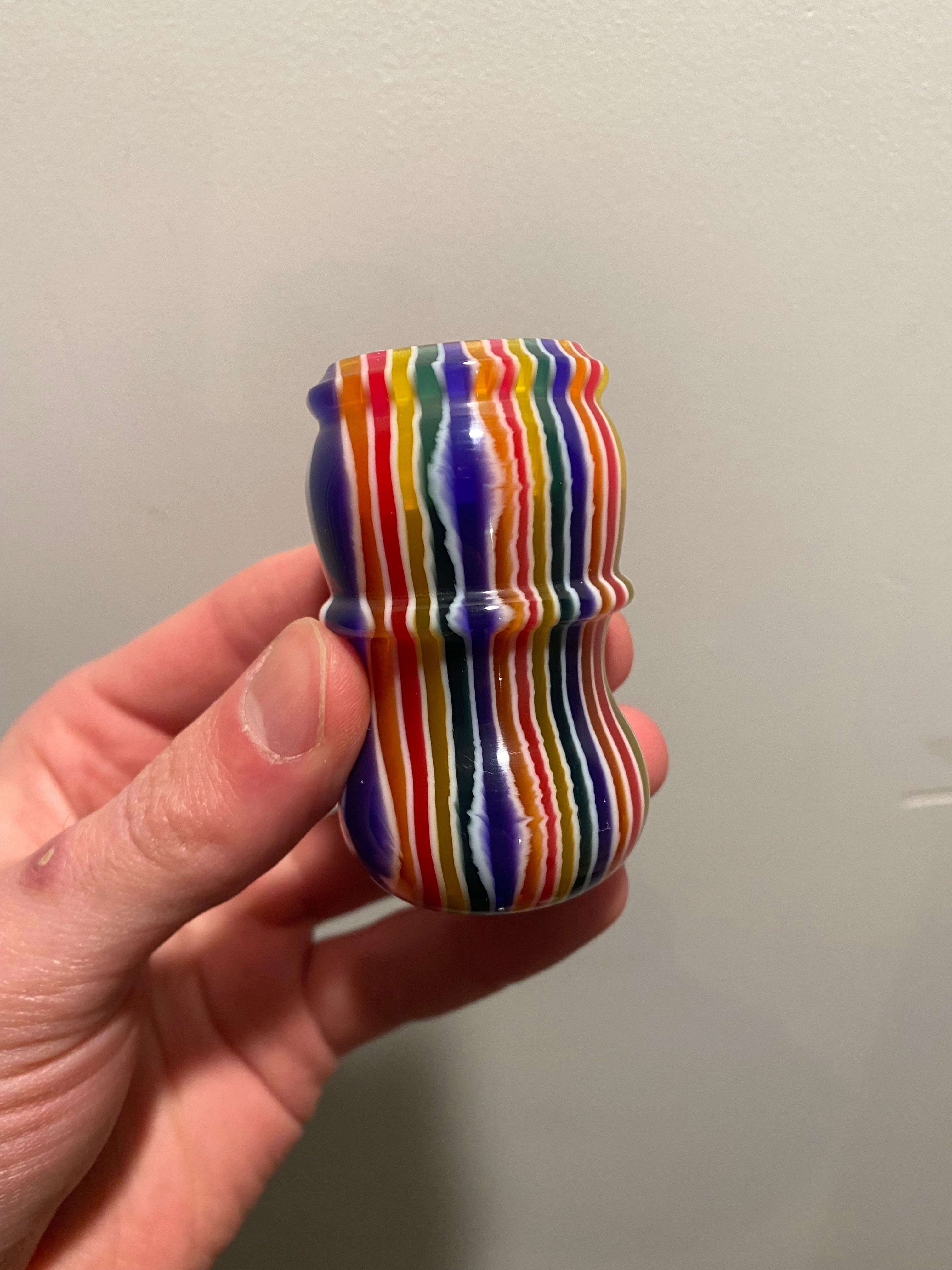 Premium Handcrafted Candy Stripe Shaving Brush Handle - Fits 24mm & 26mm Knots - Perfect for Wet Shaving & Grooming Kits - Luxury Bathroom Accessory for Men