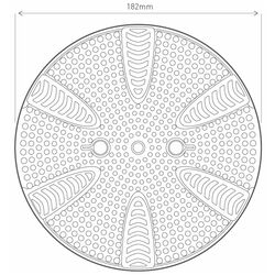 Pentair 50mm Clear Suction Cover for Pool Safety - Durable Concrete Base for In-Ground Pools | Perfect for Pool Maintenance & Water Circulation