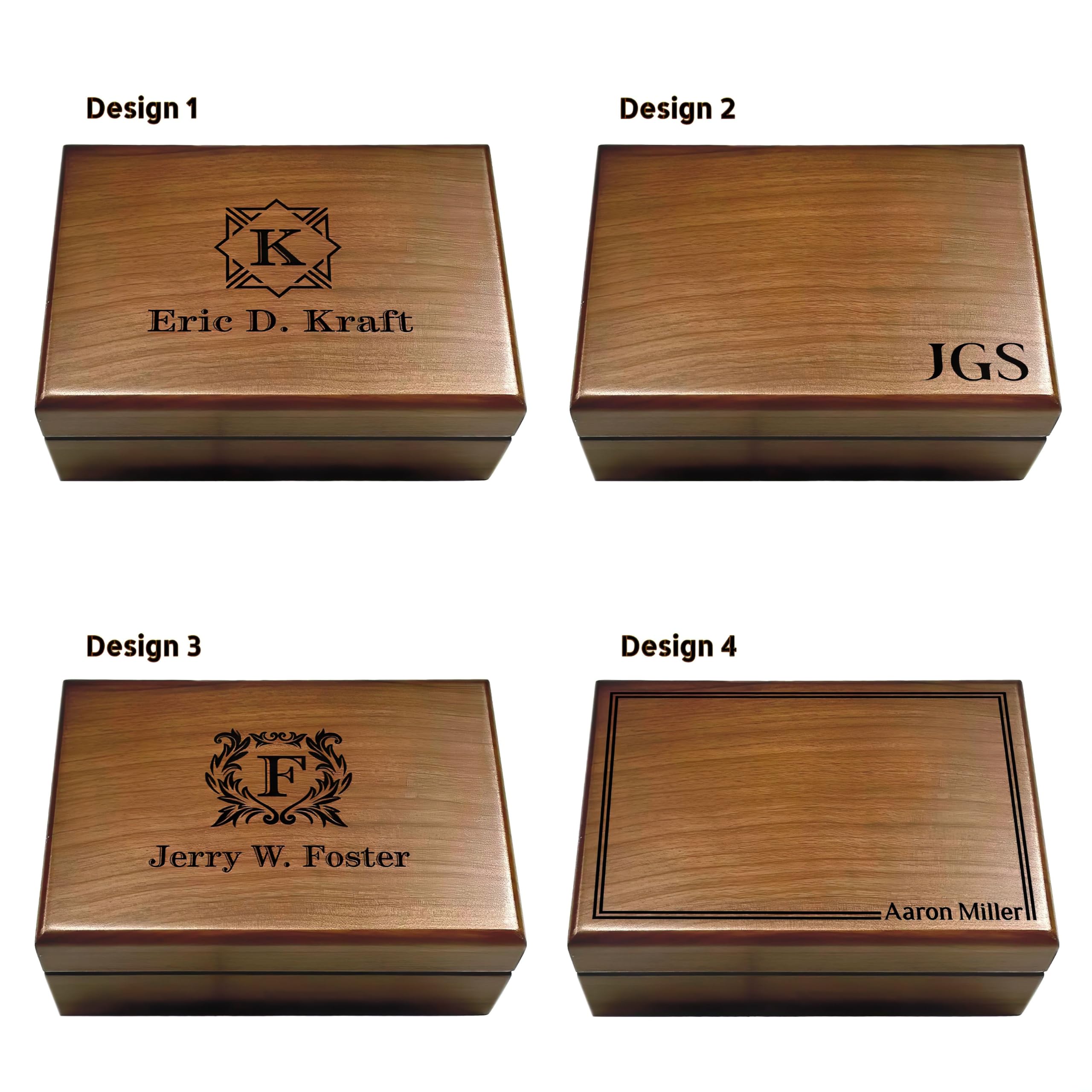 Personalized Retirement Gift Box for Men - Engraved Wooden Keepsake Box for Him - Perfect Retirement Gift Idea for Dad, Husband, or Coworker - Great for Office, Home, or Special Occasions
