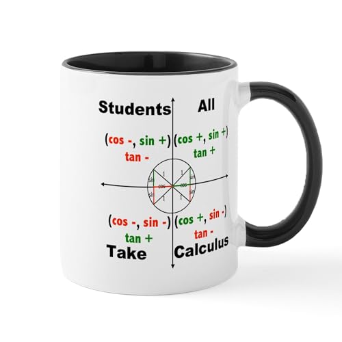 White/Black Inside - All Students Take Calculus Mug