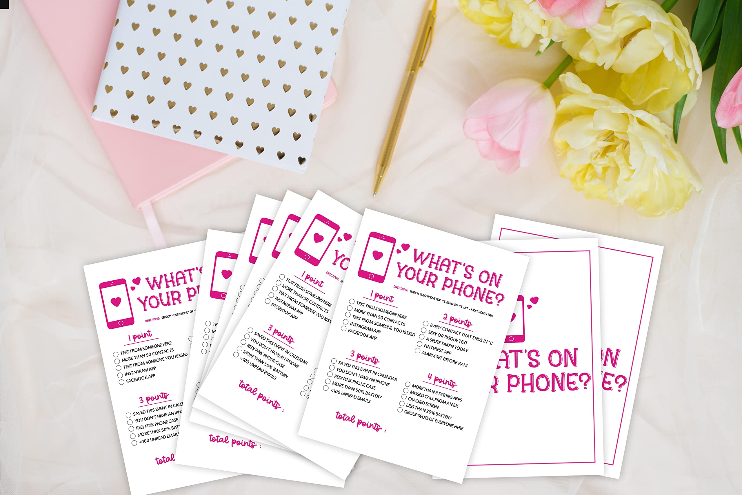 Fun Girls Night Party Game Pack - 30 Exciting 