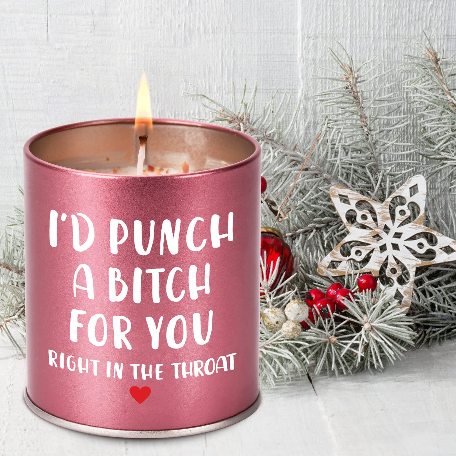 Best Scented Candles for Women - Birthday, Valentine's & Galentine's Day Gifts for Her, Mother's Day, Sister & Friendship Presents - Funny Aromatherapy Candle Gift Ideas for Girlfriend, Wife & Stocking Stuffers - Perfect for Relaxation, Home Decor & Romantic Ambiance