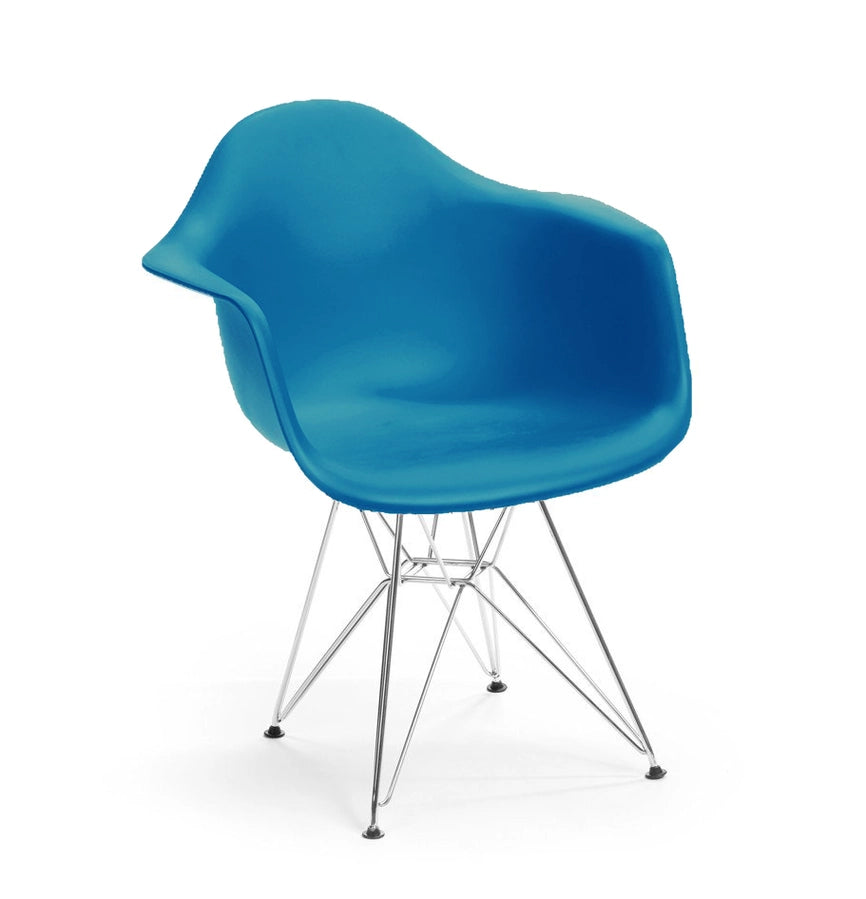Elegant Silver Armchair - Modern Accent Chair for Living Room, Bedroom & Office - Comfortable & Stylish Seating Solution