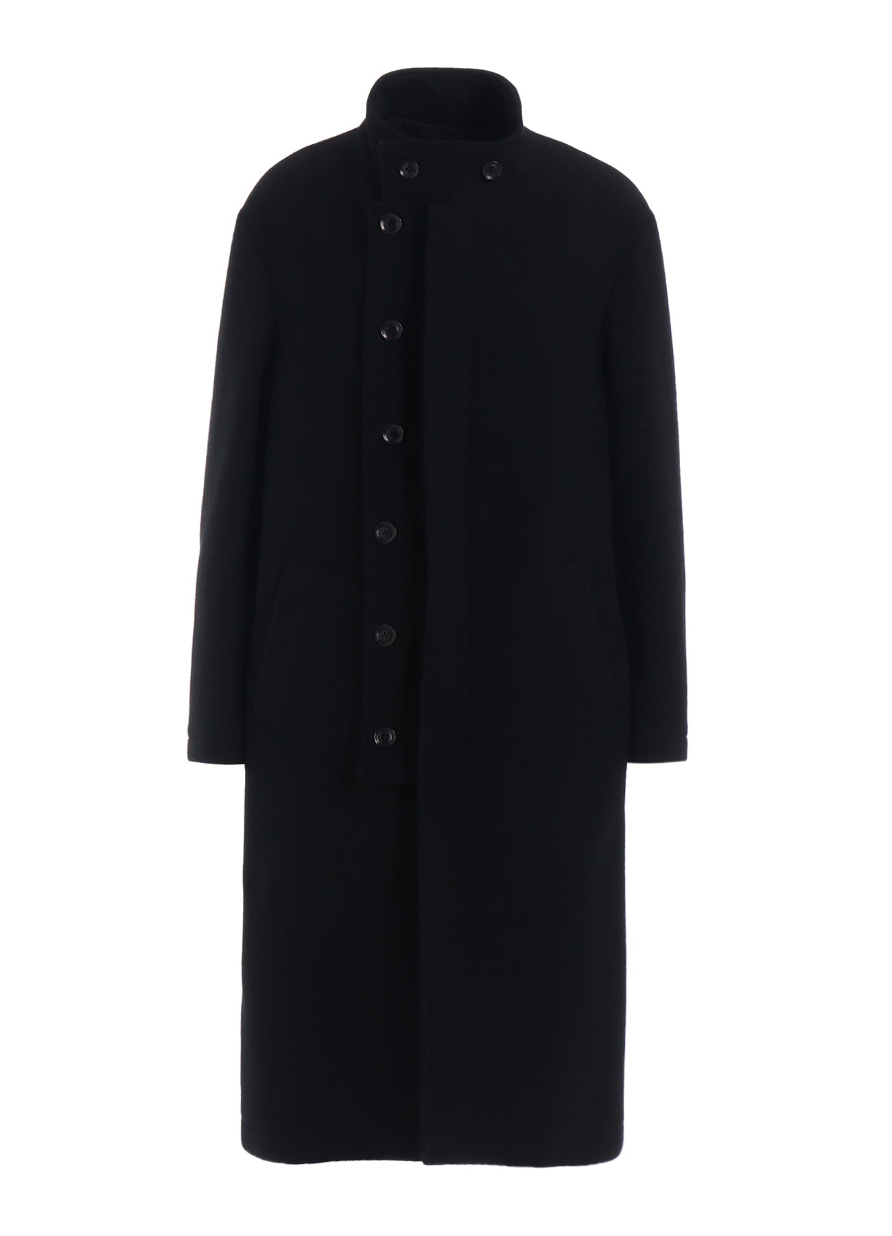 Double Weave Melton Stand Collar Coat for Men - Warm Winter Overcoat for Business & Casual Wear | Perfect for Office, Travel & Outdoor Activities