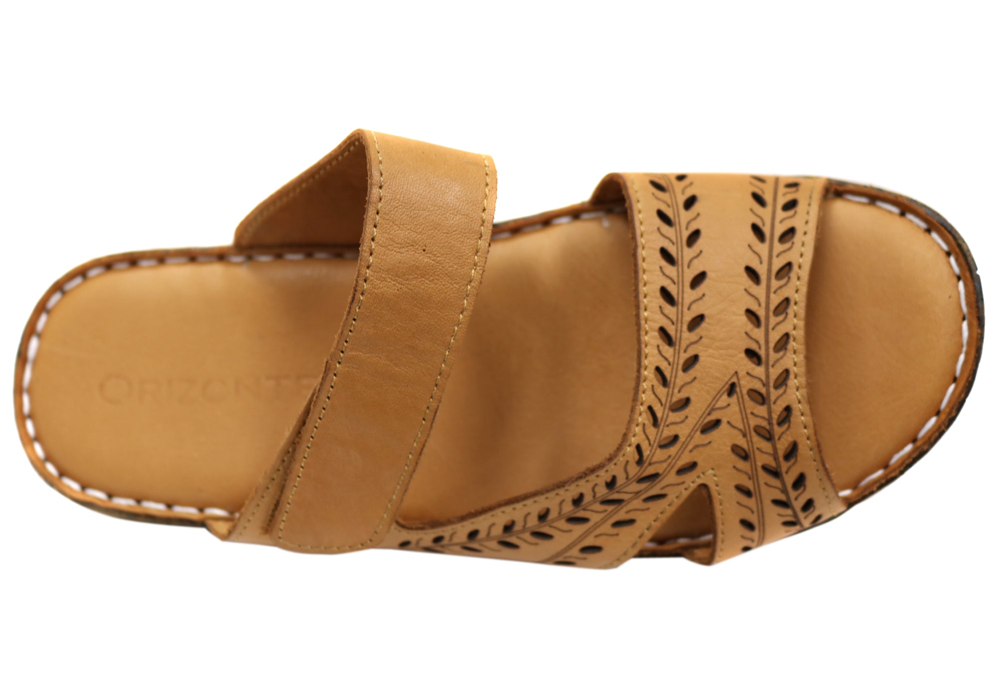 Orizonte Ankra Women's European Leather Comfortable Slide Sandals - Casual Summer Shoes for Beach, Pool, and Home Wear