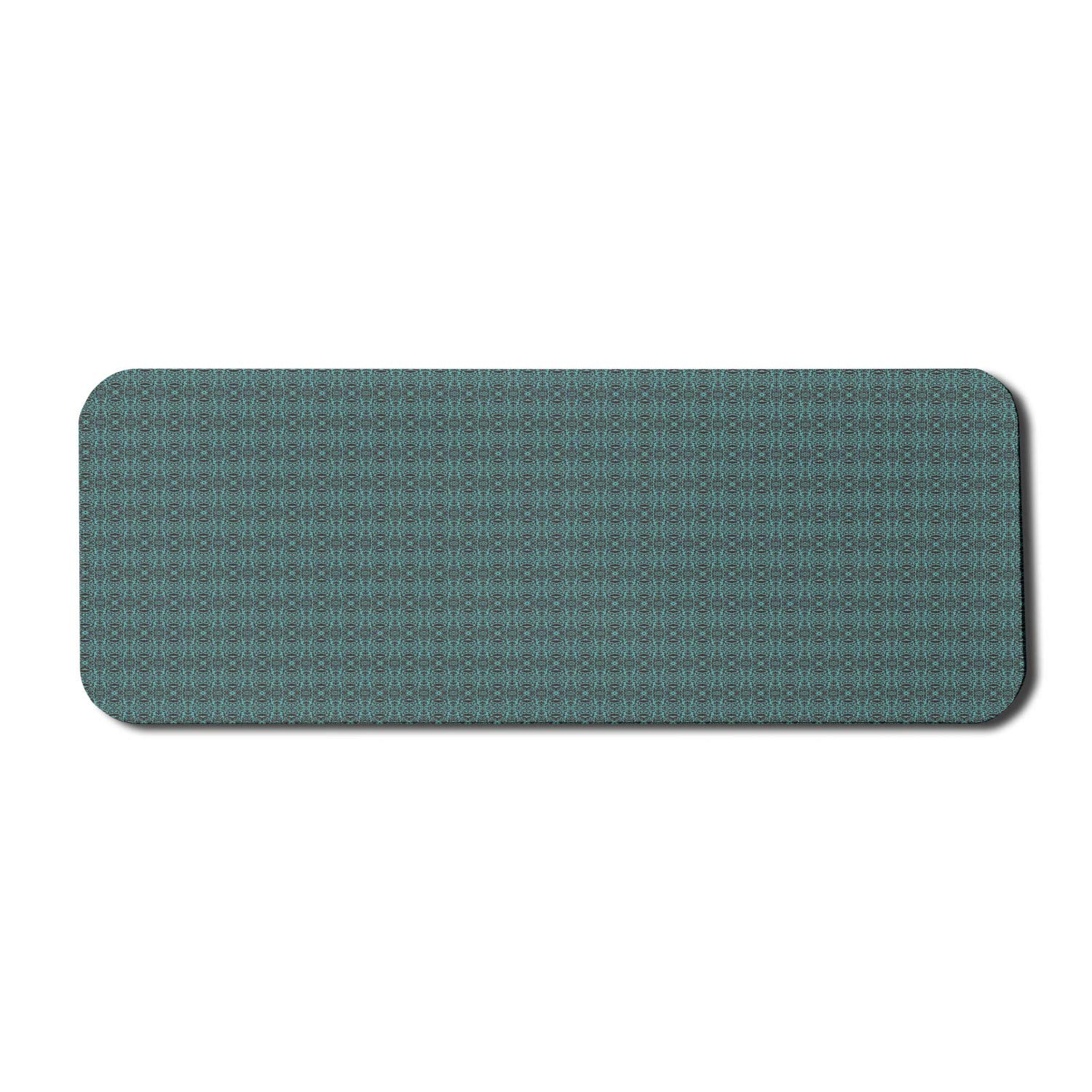 Ambesonne Ethnic Computer Mouse Pad - Bohemian Damask Oriental Moroccan Art Deco Design, Non-Slip Rubber Base, Large 31